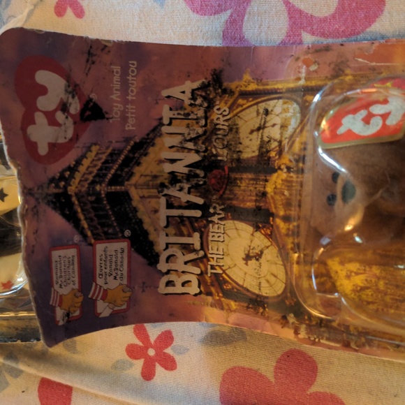 1999 Mc Donalds Bear Ty Brittannia The Bear Sealed - Picture 9 of 10